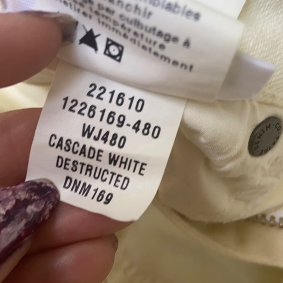 PAIGE deconstructed Jimmy Jimmy white denim Short - Picture 14 of 14